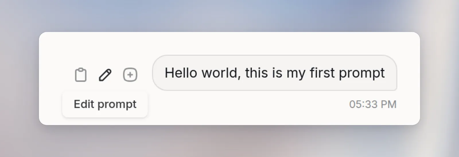 Langdock chat prompt with Copy, Edit and Save prompt actions visible.